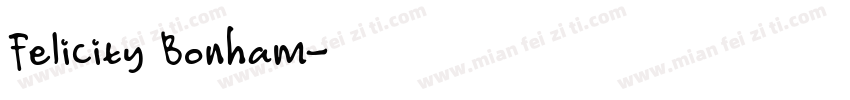 Felicity Bonham字体转换